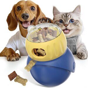 Durable Interactive Puzzle Toy & Slow Feeder for Dogs and Cats of All Sizes